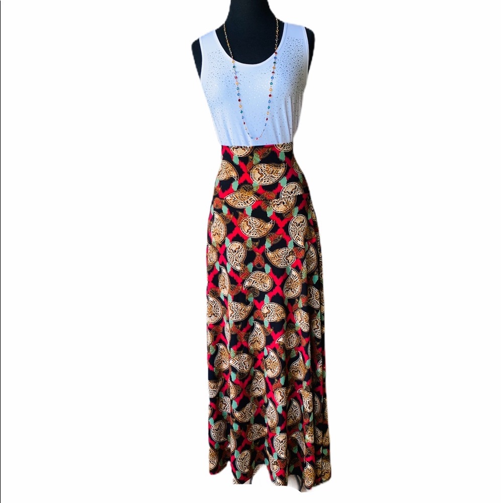 LuLaRoe Colorful Women’s Maxi Skirt - Picture 2 of 8
